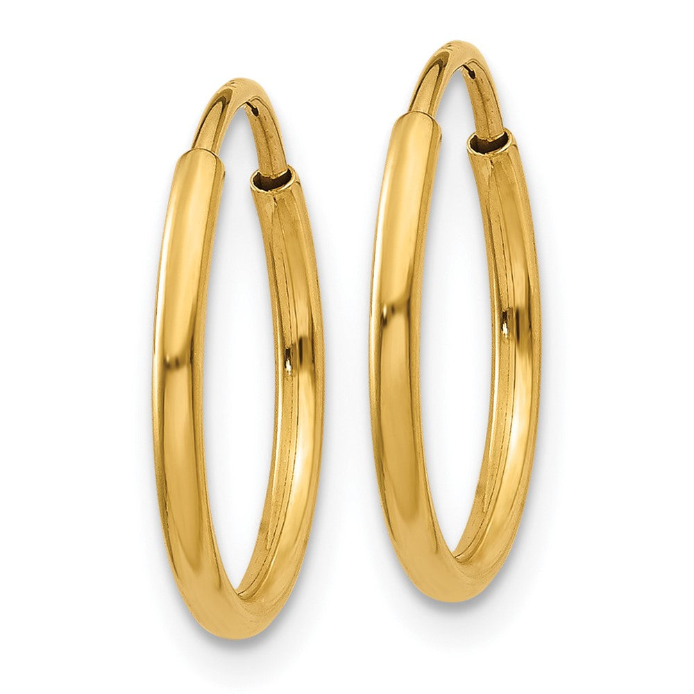 14k Endless Hoop Earring