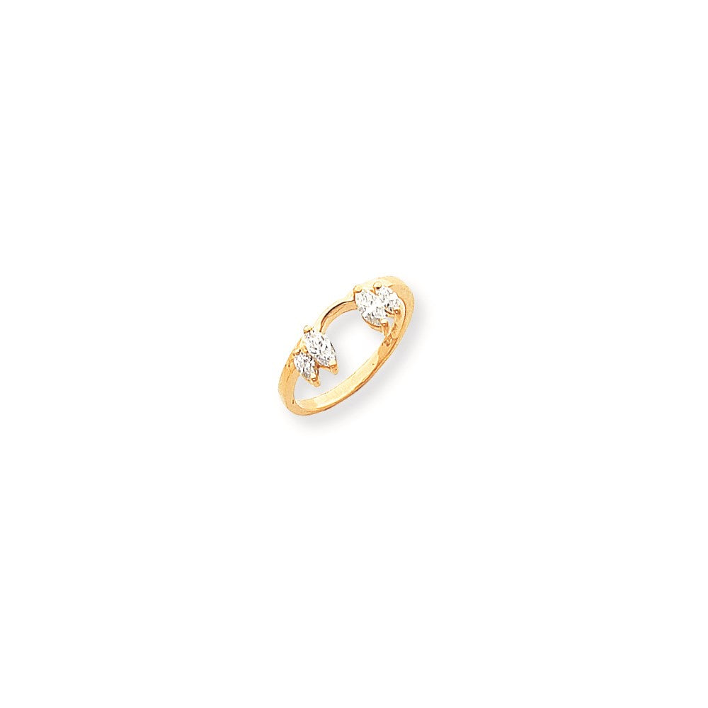 14k AAA Diamond Wrap