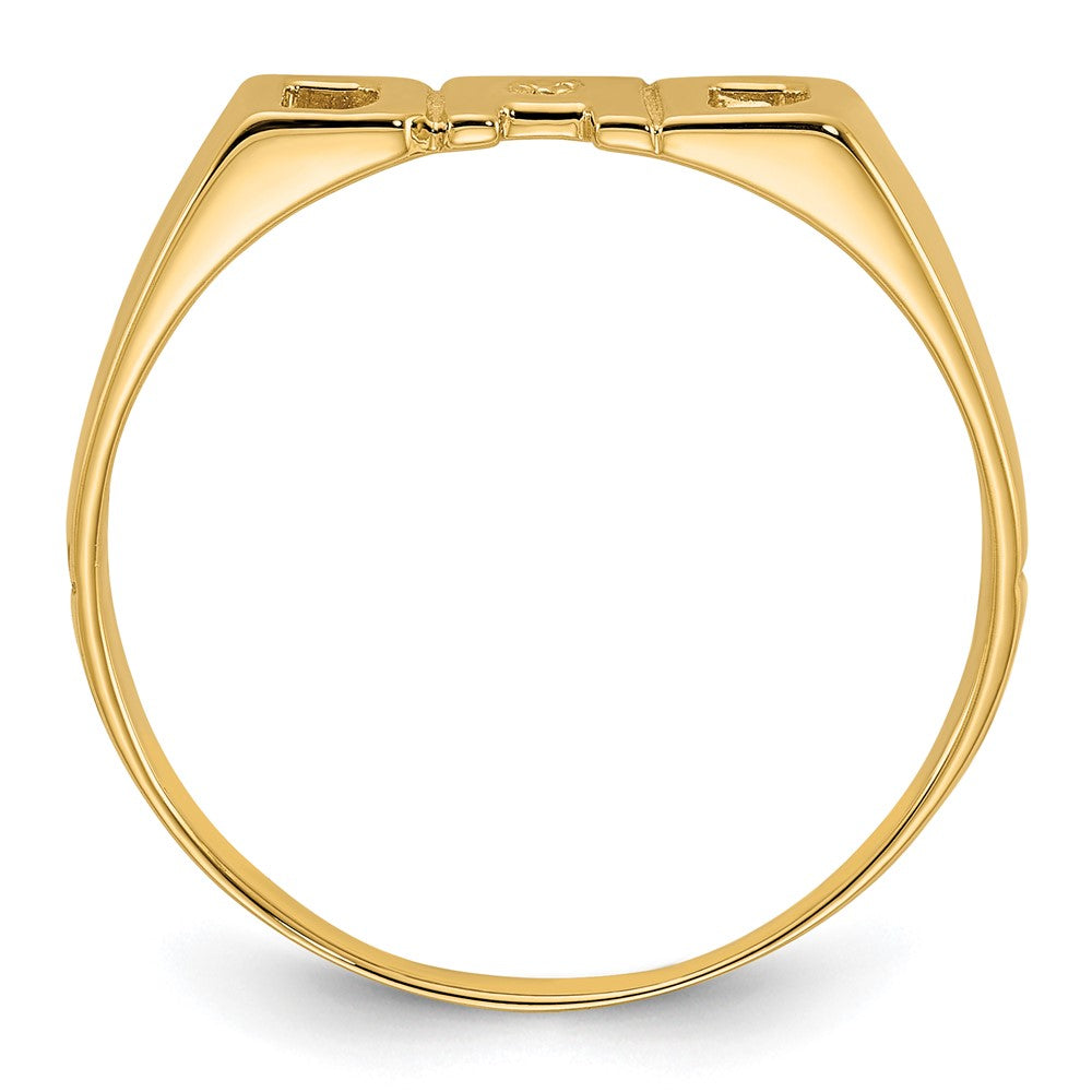 14k AA Diamond men's ring