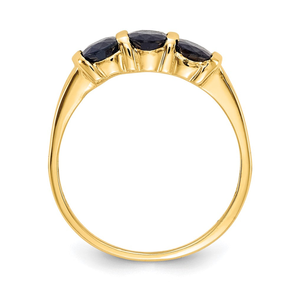 14k 6x Oval Sapphire ring