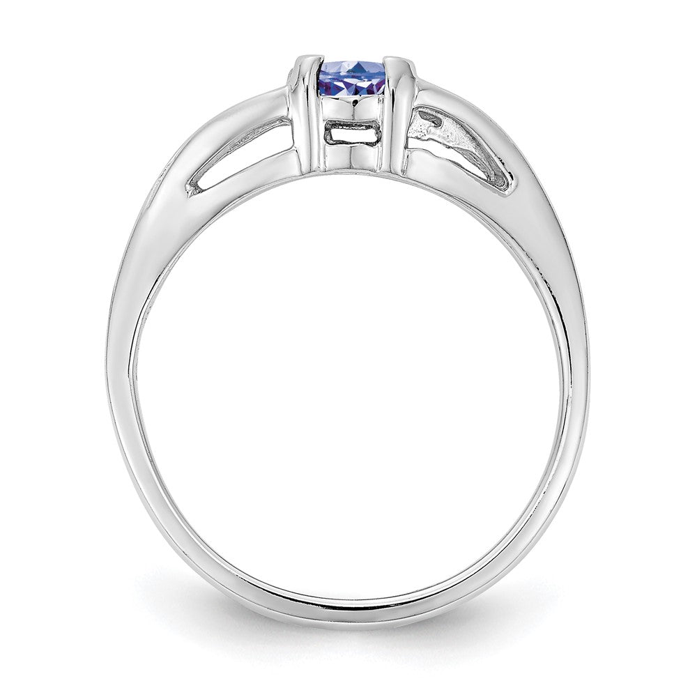 14k White Gold Tanzanite Ring