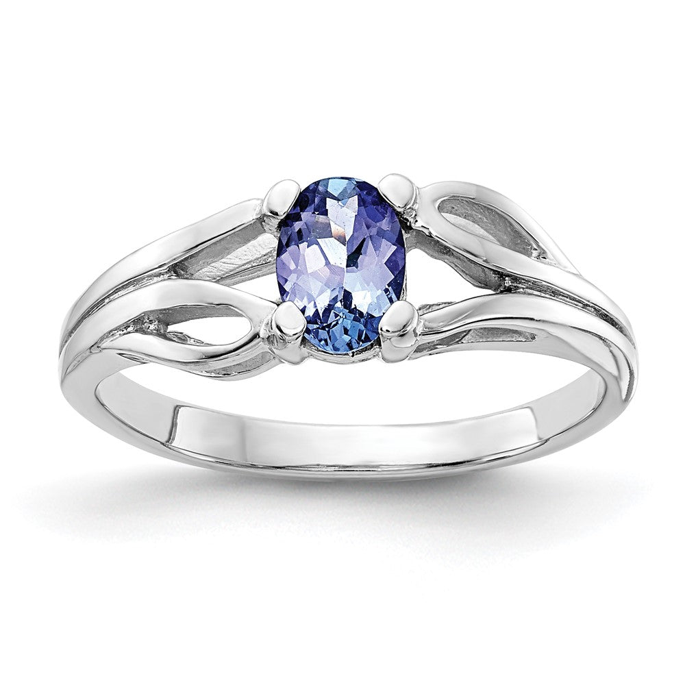 14k White Gold Tanzanite Ring