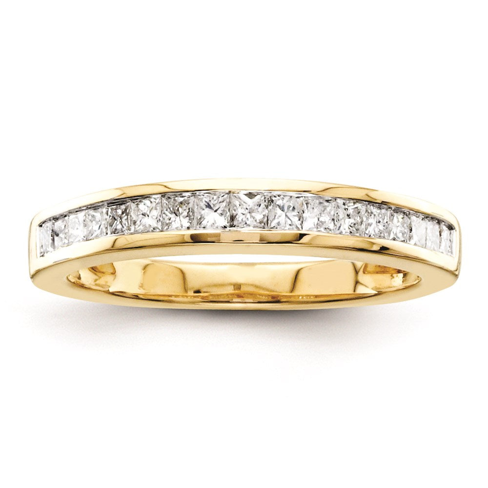 14k A Quality Complete Diamond Wedding Band