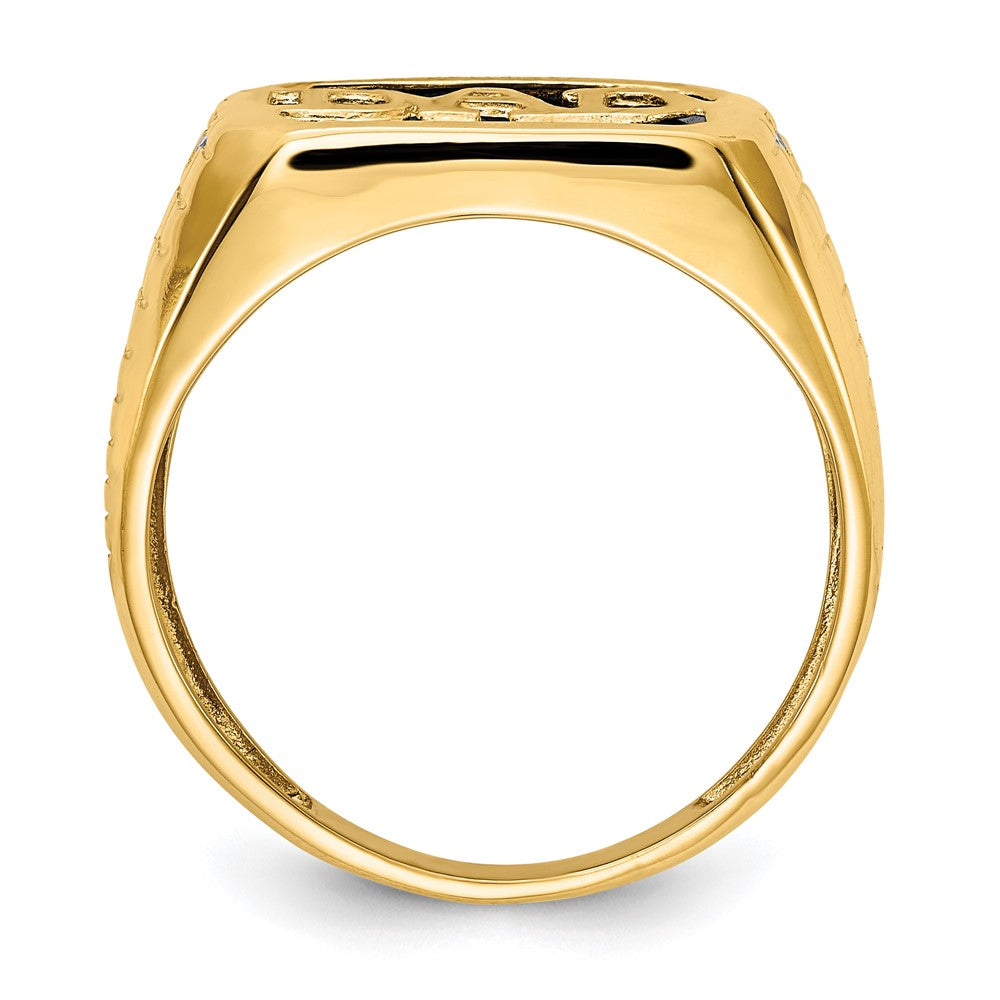 14k AAA Diamond Ring